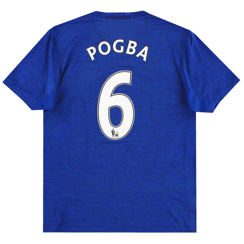 2016-17 Manchester United adidas Away Shirt Pogba #6 M  Football Shirt