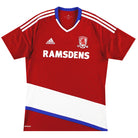 2016-17 Middlesbrough adidas Home Shirt XL Football Shirt