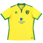 2016-17 Norwich City Errea Home Shirt L Football Shirt