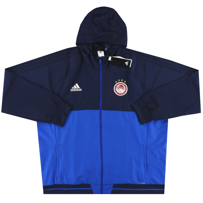 2016-17 Olympiakos adidas Tiro 17 Presentation Jacket *w/tags* XXXL Jacket