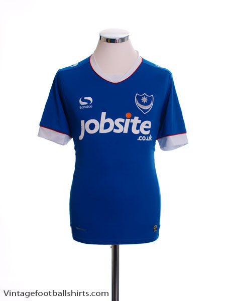 2016-17 Portsmouth Home Shirt S Football Shirt