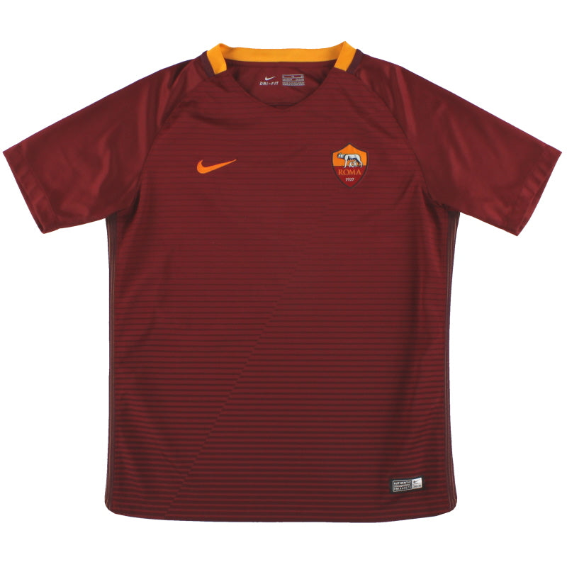 2016-17 Roma Nike Home Shirt XL.Boys Football Shirt