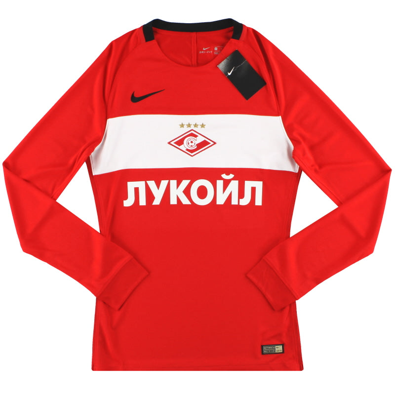 2016-17 Spartak Moscow Nike Player Issue Home Shirt L/S *w/tags* M Football Shirt