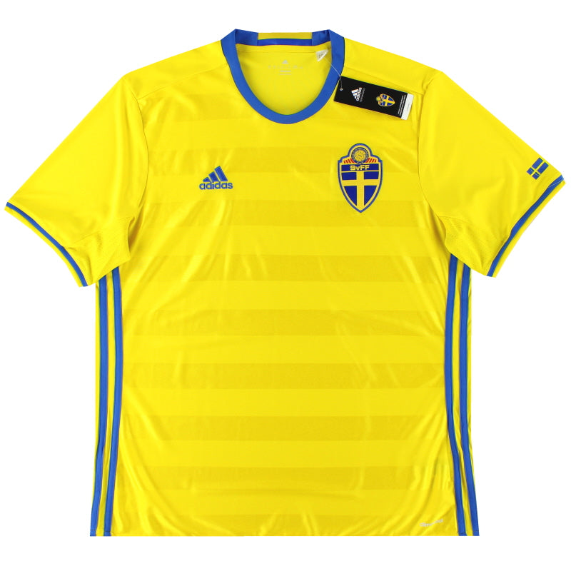 2016-17 Sweden adidas Home Shirt *BNIB* Football Shirt