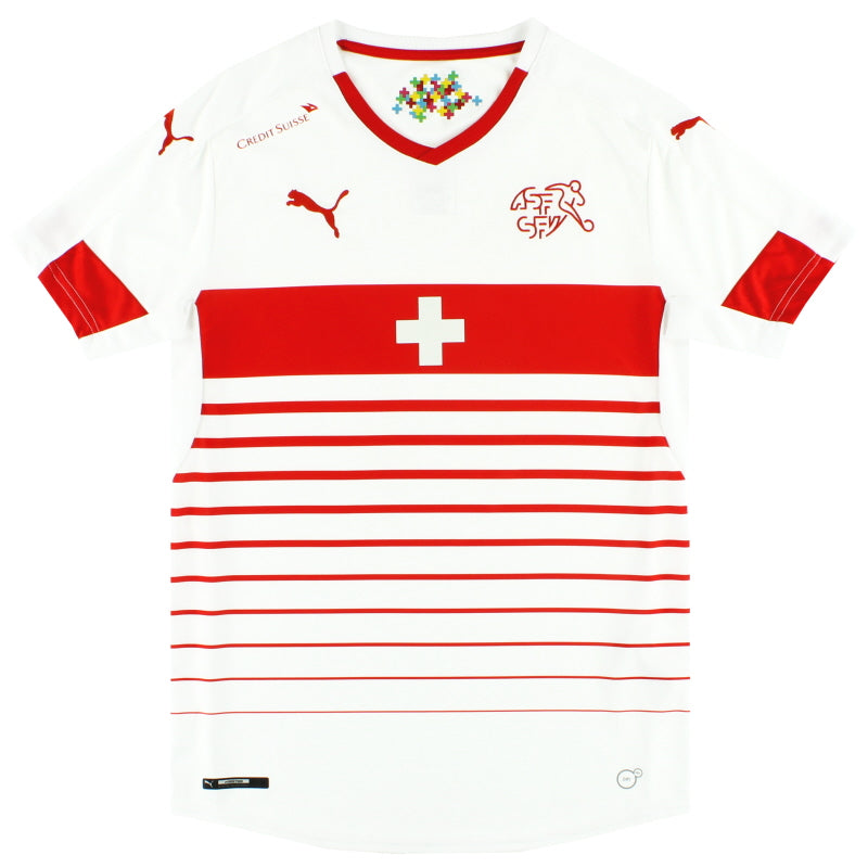 2016-17 Switzerland Puma Away Shirt S Football Shirt