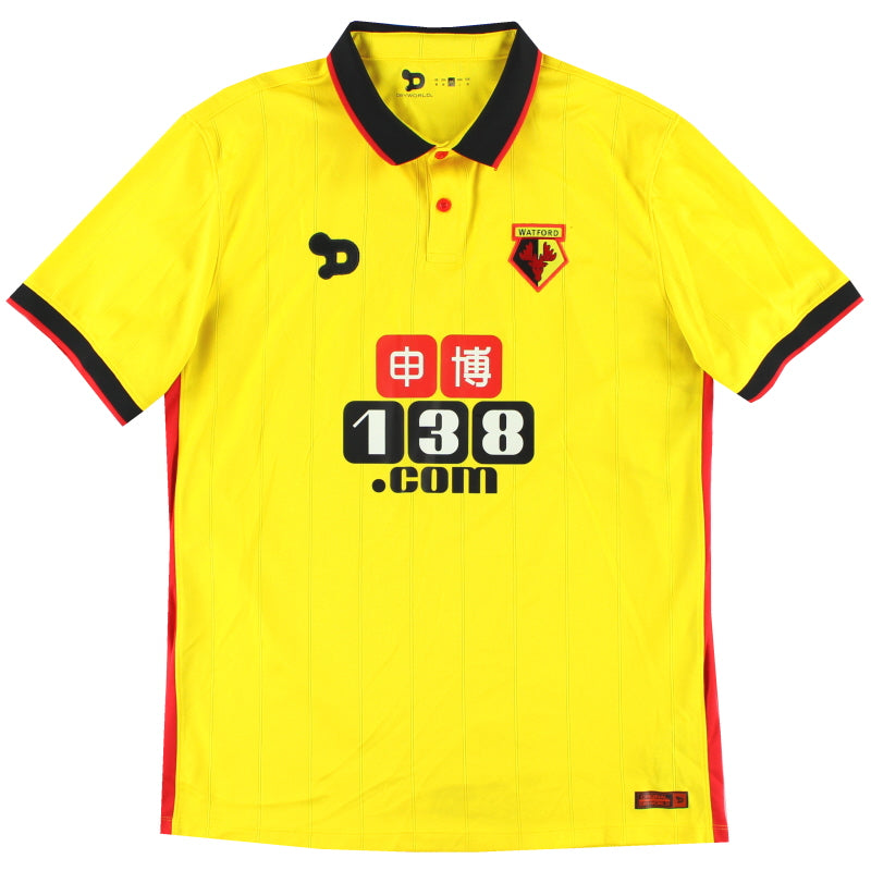 2016-17 Watford Home Shirt #6 M Football Shirt