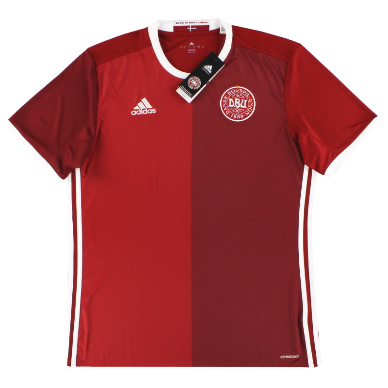 2016 Denmark adidas Home Shirt *w/tags* L Football Shirt