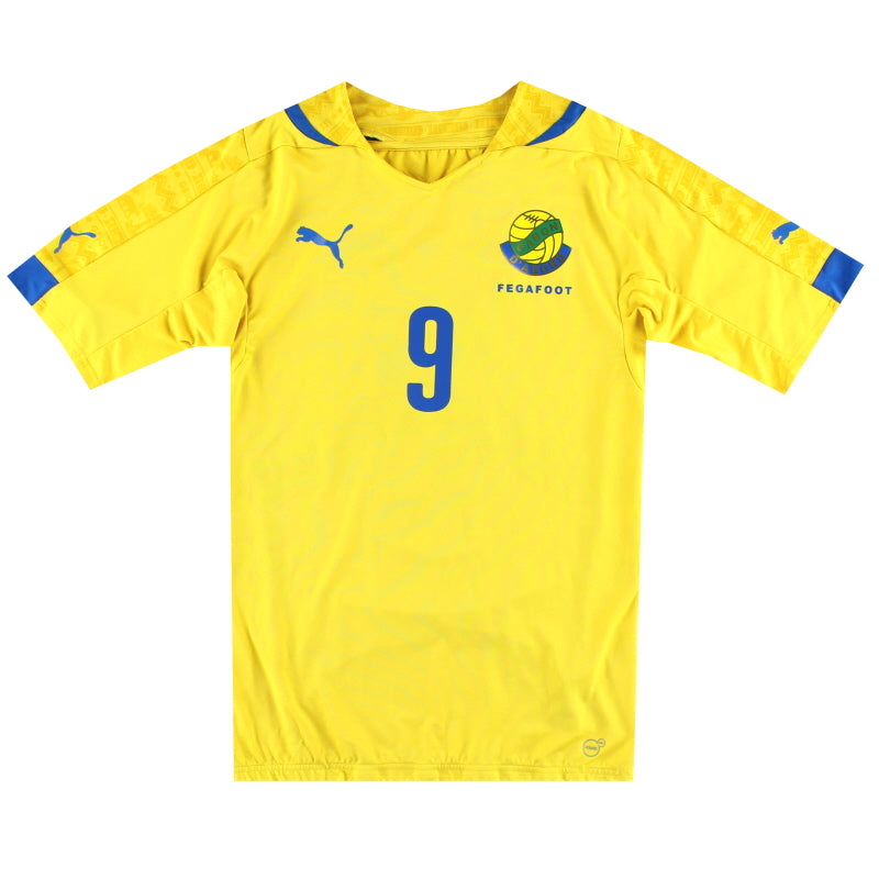 2016 Gabon Puma Match Issue Home Shirt #9 XL Football Shirt