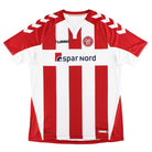 2017-18 Aalborg BK Hummel Home Shirt L Football Shirt