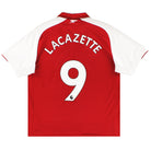 2017-18 Arsenal Puma Home Shirt Lacazette #9 L Football Shirt