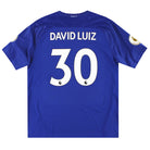 2017-18 Chelsea Nike Home Shirt David Luiz #30 *Mint* XXL Football Shirt