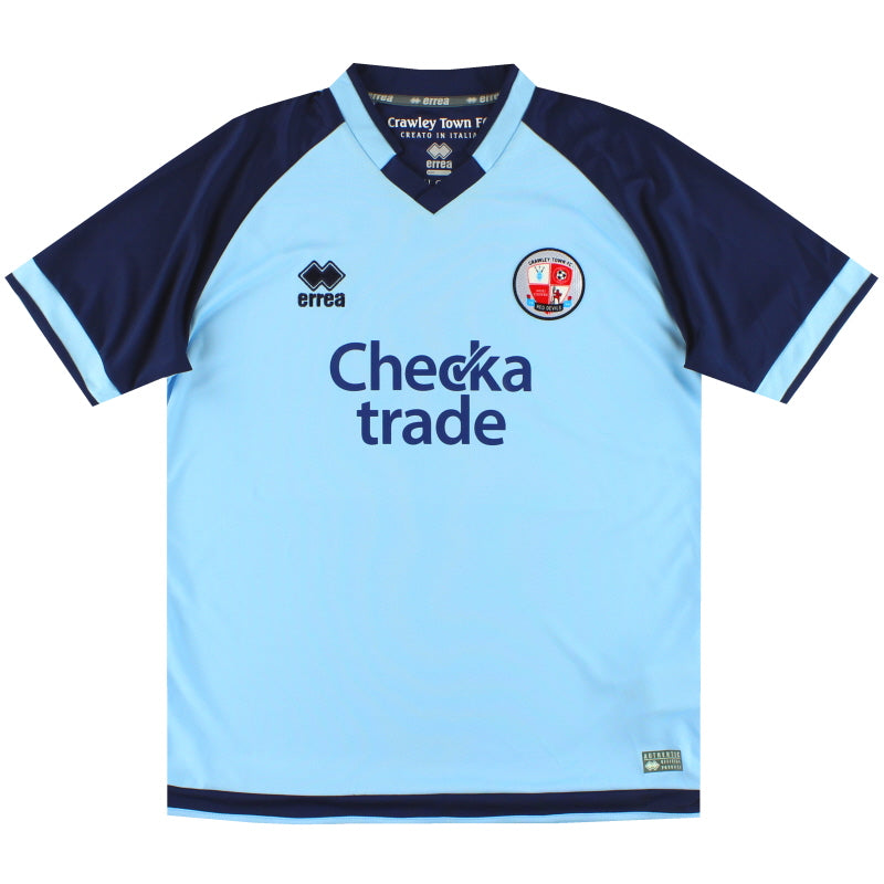 2017-18 Crawley Town Errea Away Shirt L Football Shirt