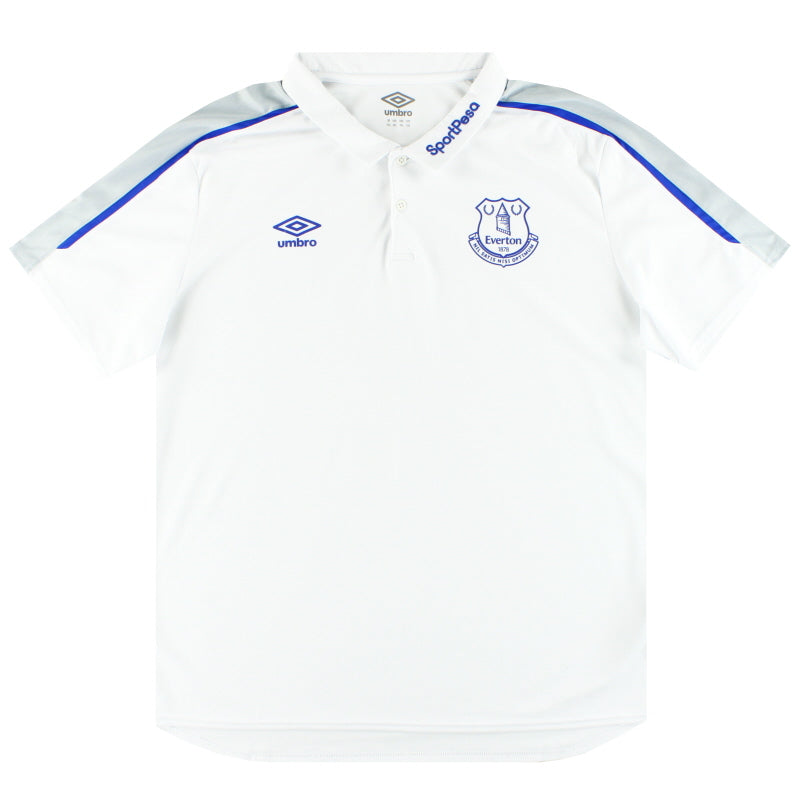 2017-18 Everton Umbro Polo Shirt XXL Polo Shirt