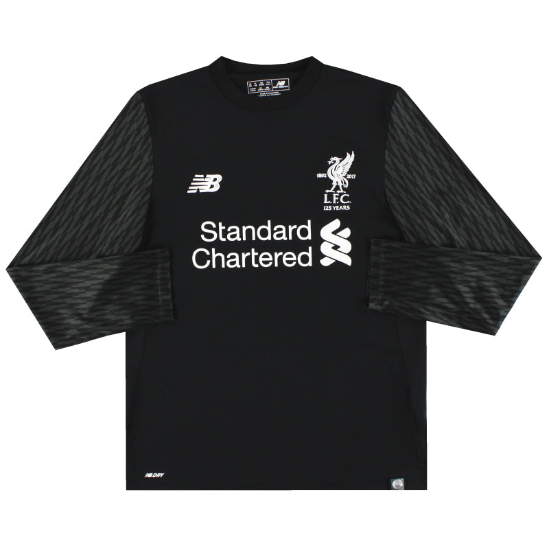 2017-18 Liverpool New Balance '125 Years' Goalkeeper Shirt L.Boys Football Shirt