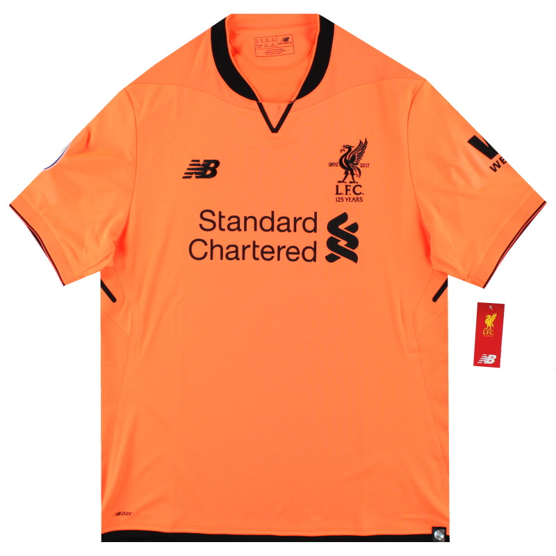 2017-18 Liverpool New Balance '125 Years' Third Shirt *w/tags* XXL Football Shirt