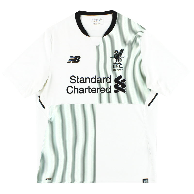 2017-18 Liverpool New Balance '125 Years' Away Shirt S Football Shirt