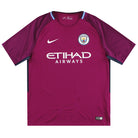 2017-18 Manchester City Nike Away Shirt L Football Shirt