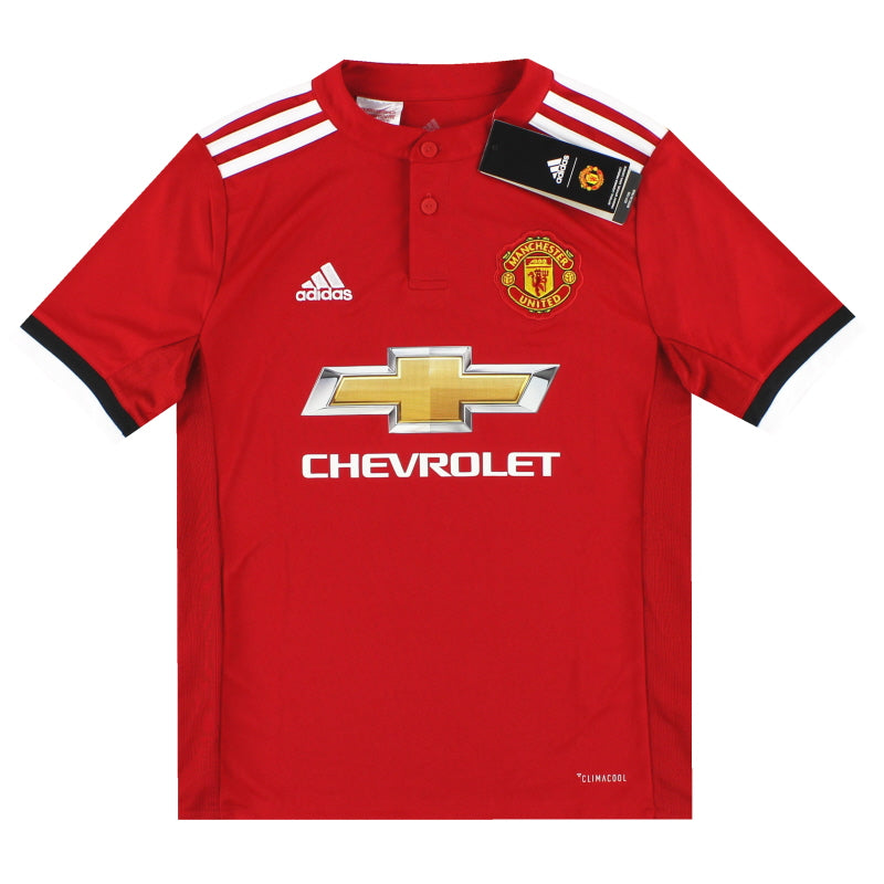 2017-18 Manchester United adidas Home Shirt *w/tags* M.Boys Football Shirt