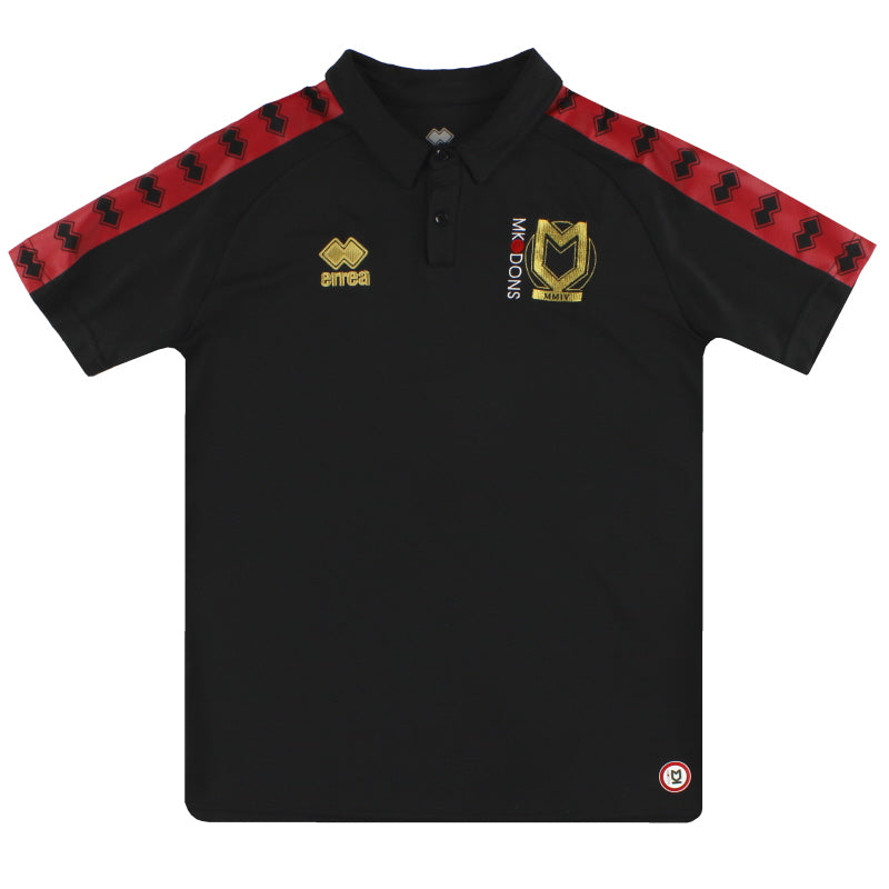 2017-18 MK Dons Errea Polo Shirt *Mint* S Polo Shirt