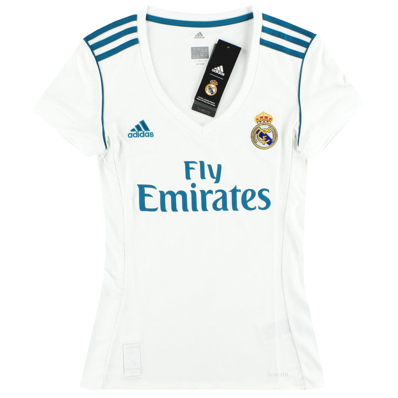 2017-18 Real Madrid adidas Womens Home Shirt *BNIB* XXS Football Shirt