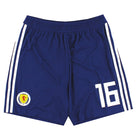 2017-18 Scotland adidas Player Issue Home Shorts #16 *As New* M Football Shorts