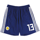 2017-18 Scotland adidas Player Issue Home Shorts #13 *As New* L Football Shorts