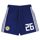 2017-18 Scotland adidas Player Issue Home Shorts #26 *As New* M Football Shorts