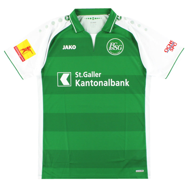 2017-18 St Gallen Jako Home Shirt *As New* M Football Shirt