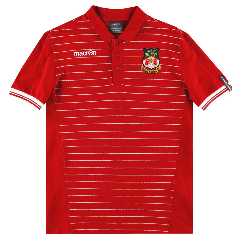 2017-18 Wrexham Macron Polo Shirt L Polo Shirt