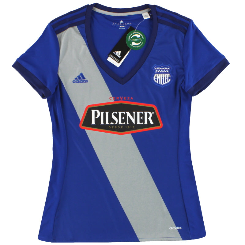 2017 Emelec adidas Home Shirt *BNIB* Womens XS Football Shirt