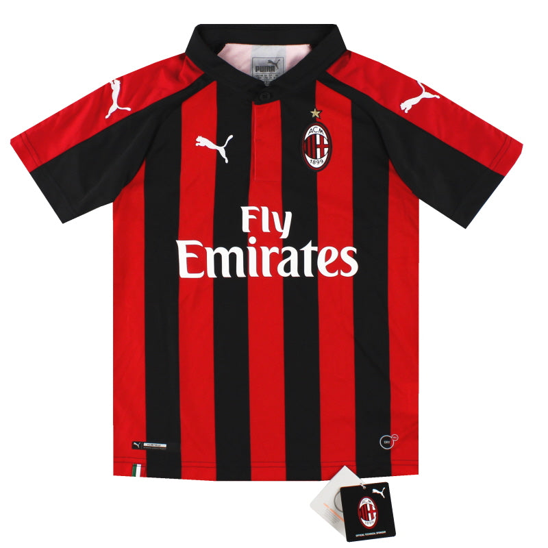 2018-19 AC Milan Puma Home Shirt *w/tags* M.Boys Football Shirt