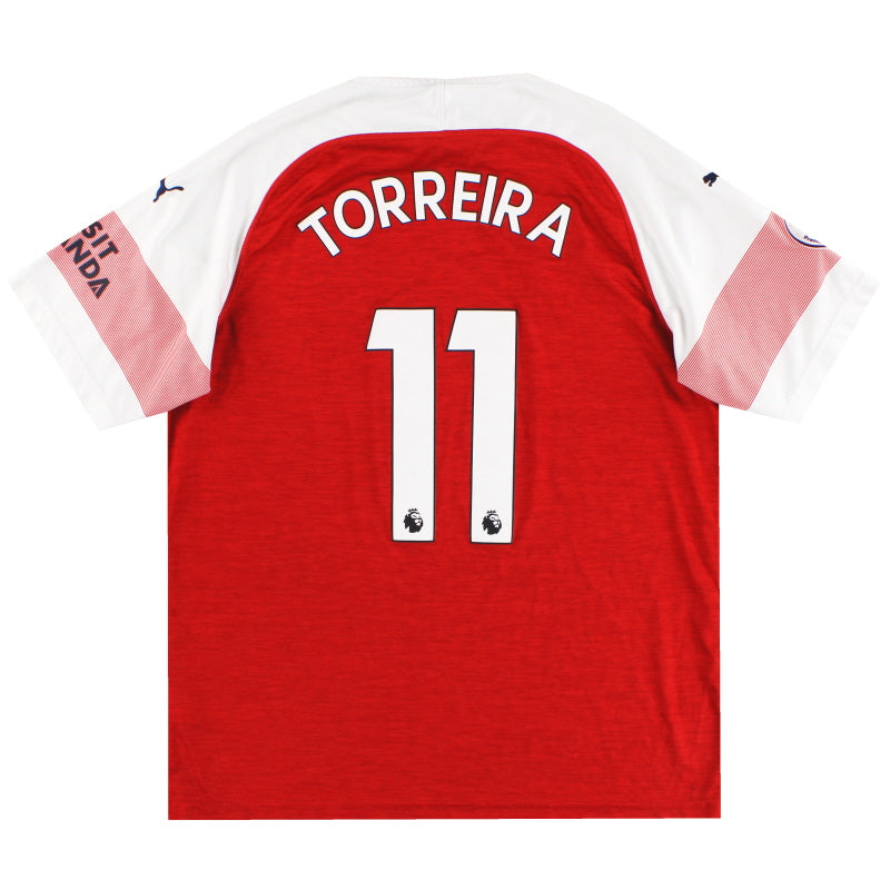 2018-19 Arsenal Puma Home Shirt Torreira #11 XL Football Shirt