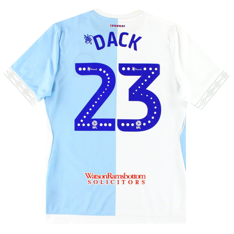 2018-19 Blackburn Umbro Home Shirt Dack #23 *Mint* M Football Shirt