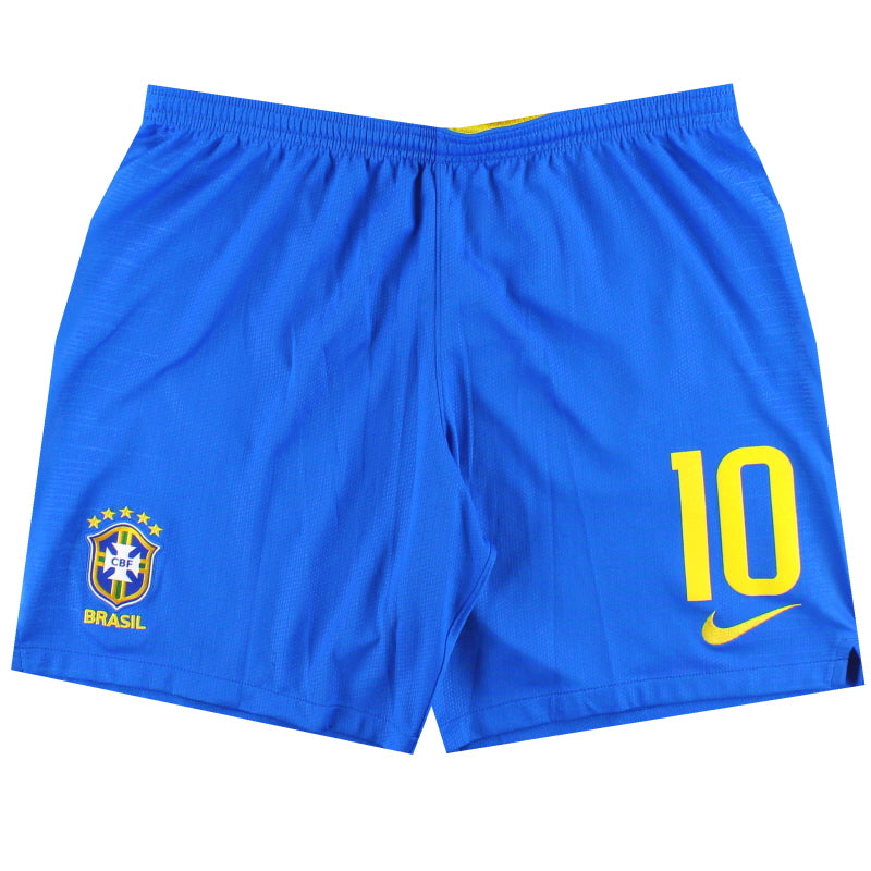 2018-19 Brazil Nike Away Shorts #10 L Football Shorts