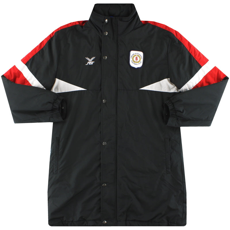 2018-19 Crewe Alexandra FBT Padded Bench Coat M  Jacket