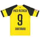 2018-19 Dortmund Puma Home Shirt Paco Alcacer #9 *Mint* S Football Shirt