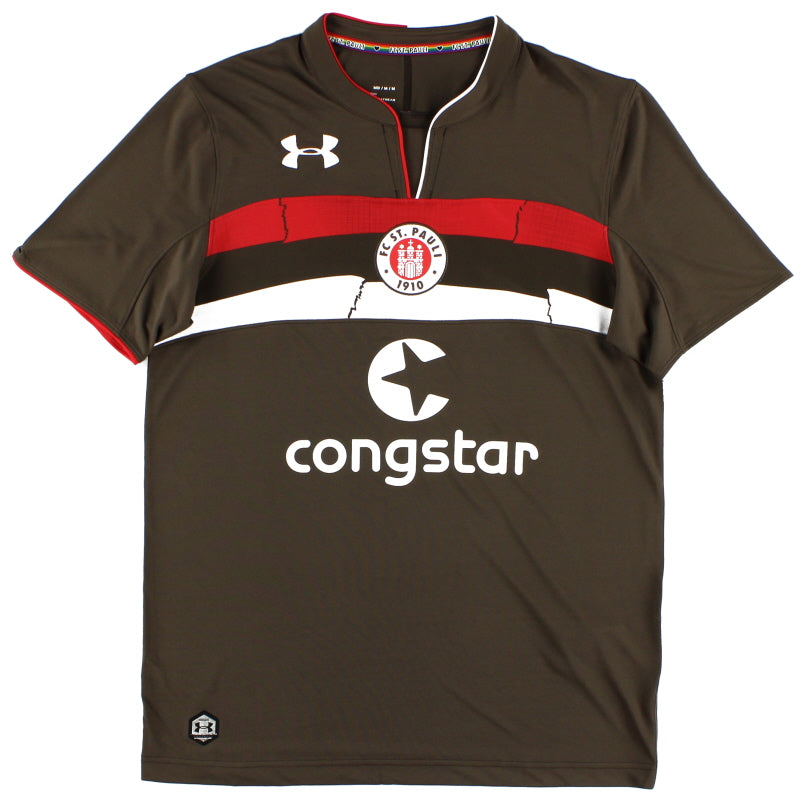 2018-19 FC St. Pauli Under Armour Home Shirt *As New* L Football Shirt