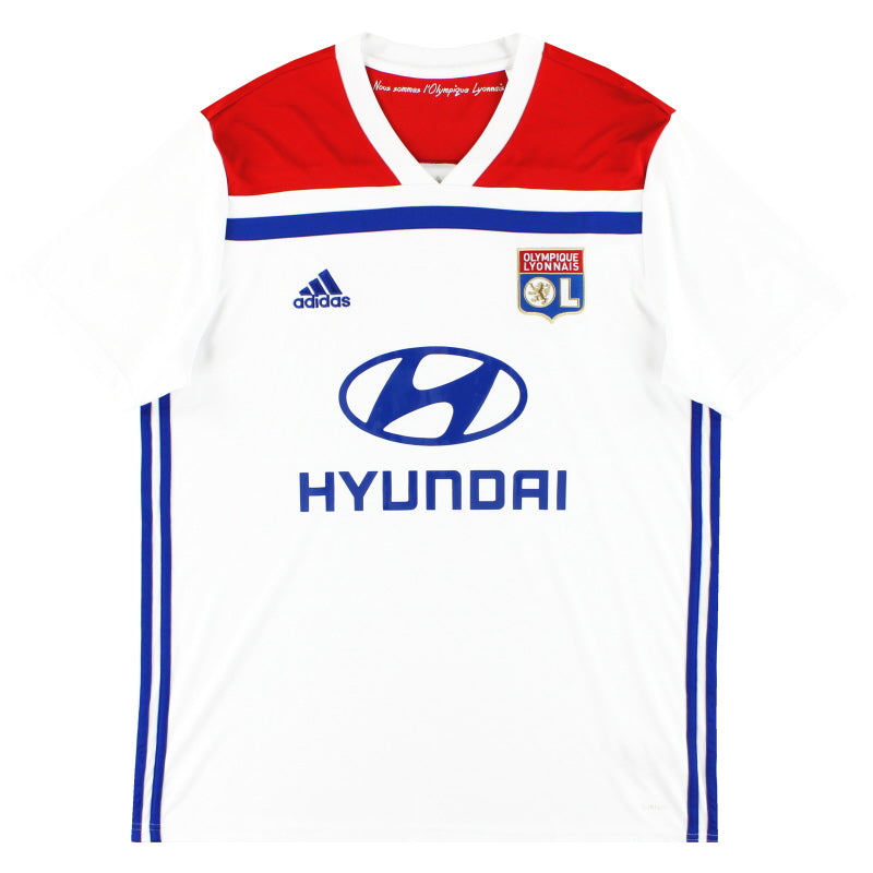 2018-19 Lyon adidas Home Shirt L Football Shirt