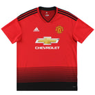 2018-19 Manchester United adidas Home Shirt L Football Shirt