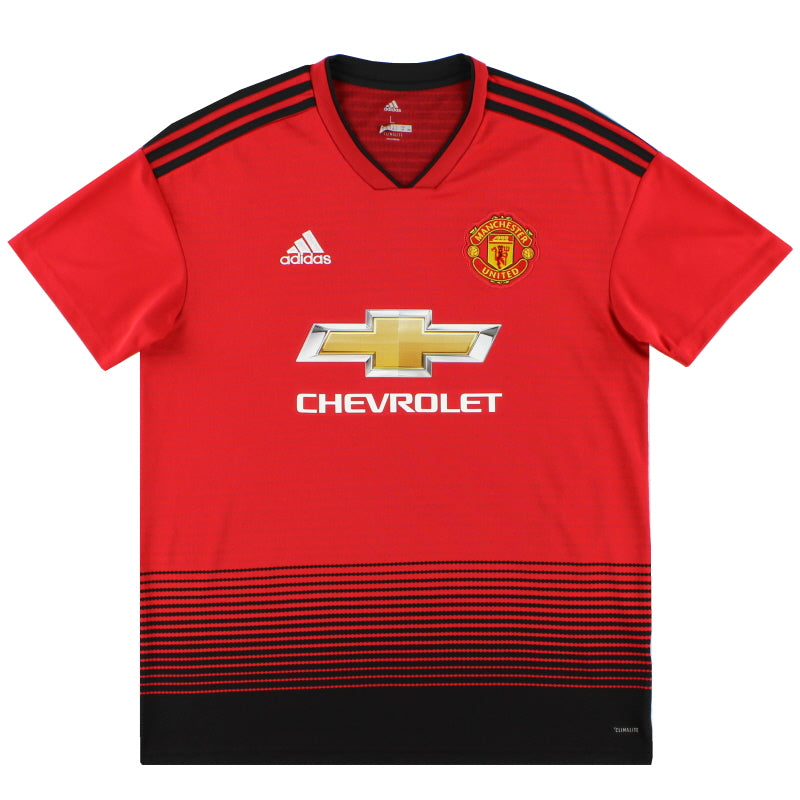 2018-19 Manchester United adidas Home Shirt L.Boys Football Shirt