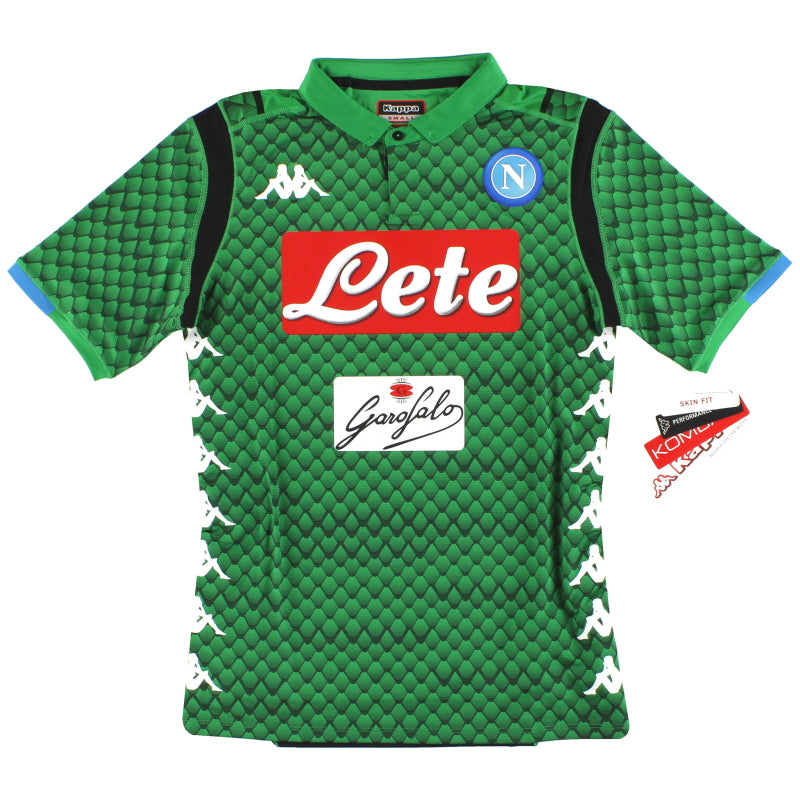 2018-19 Napoli Kappa Kombat Goalkeeper Shirt *w/tags* S Football Shirt