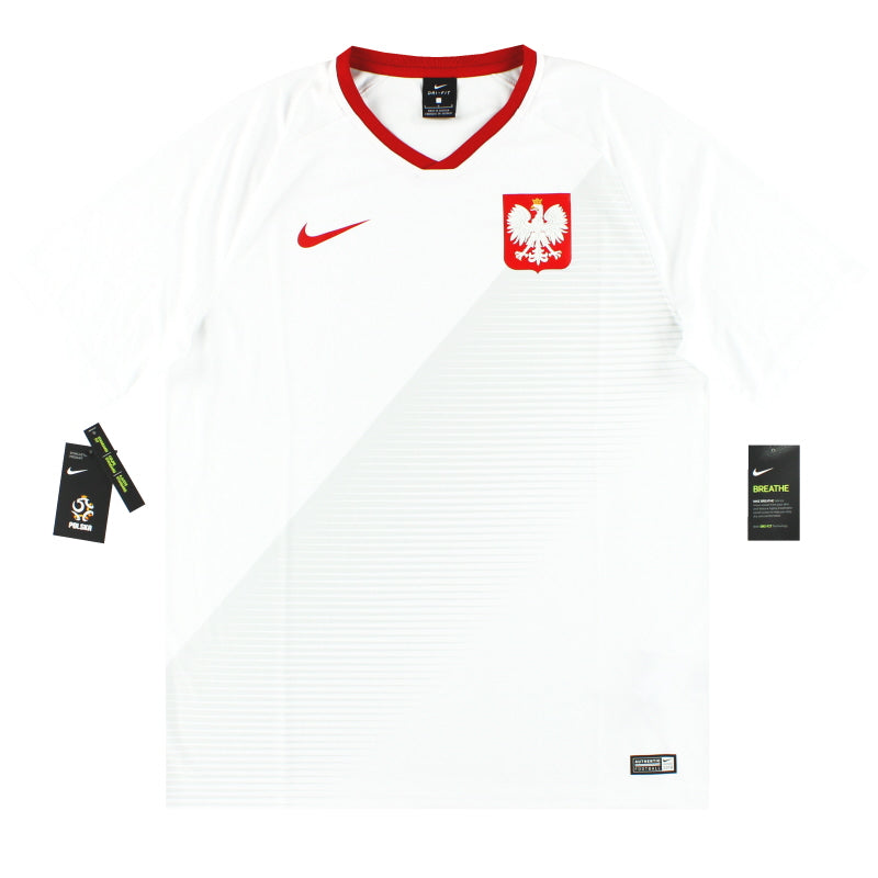 2018-19 Poland Nike Basic Home Shirt *w/tags* L.Boys Football Shirt