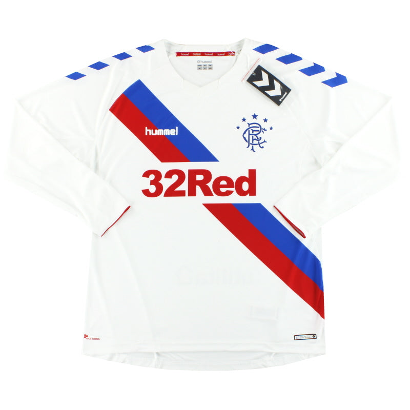 2018-19 Rangers Hummel Away Shirt L/S *BNIB* Football Shirt