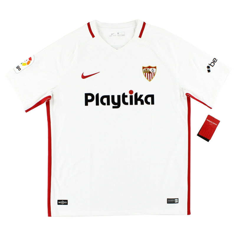 2018-19 Sevilla Nike Home Shirt *BNIB* S.Boys Football Shirt