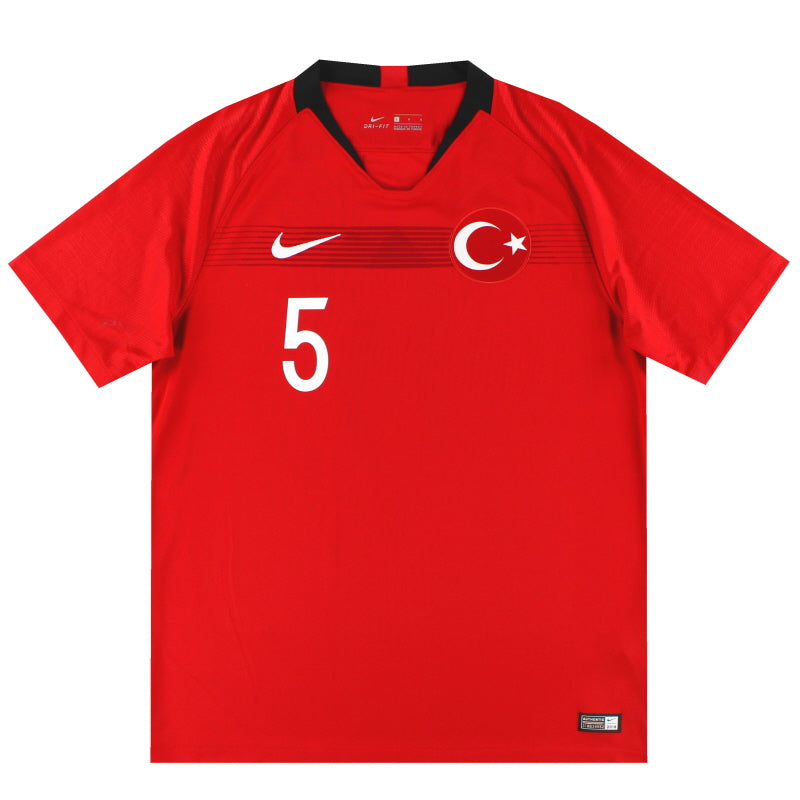 2018-19 Turkey Nike Home Shirt #5 *As New* L Football Shirt