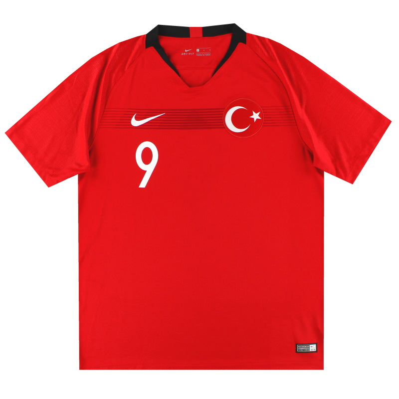 2018-19 Turkey Nike Home Shirt #9 *As New* L Football Shirt