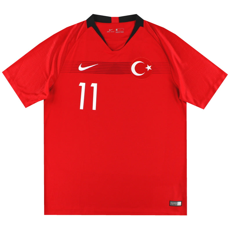 2018-19 Turkey Nike Home Shirt #11 *As New* L Football Shirt