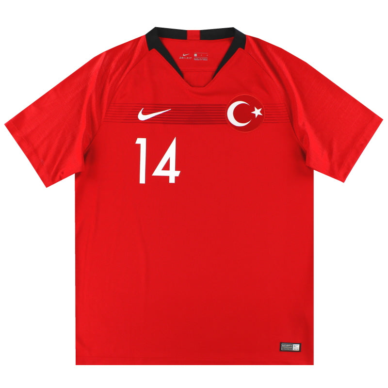 2018-19 Turkey Nike Home Shirt #14 *As New* L Football Shirt