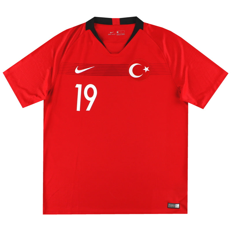 2018-19 Turkey Nike Home Shirt #19 *As New* L Football Shirt