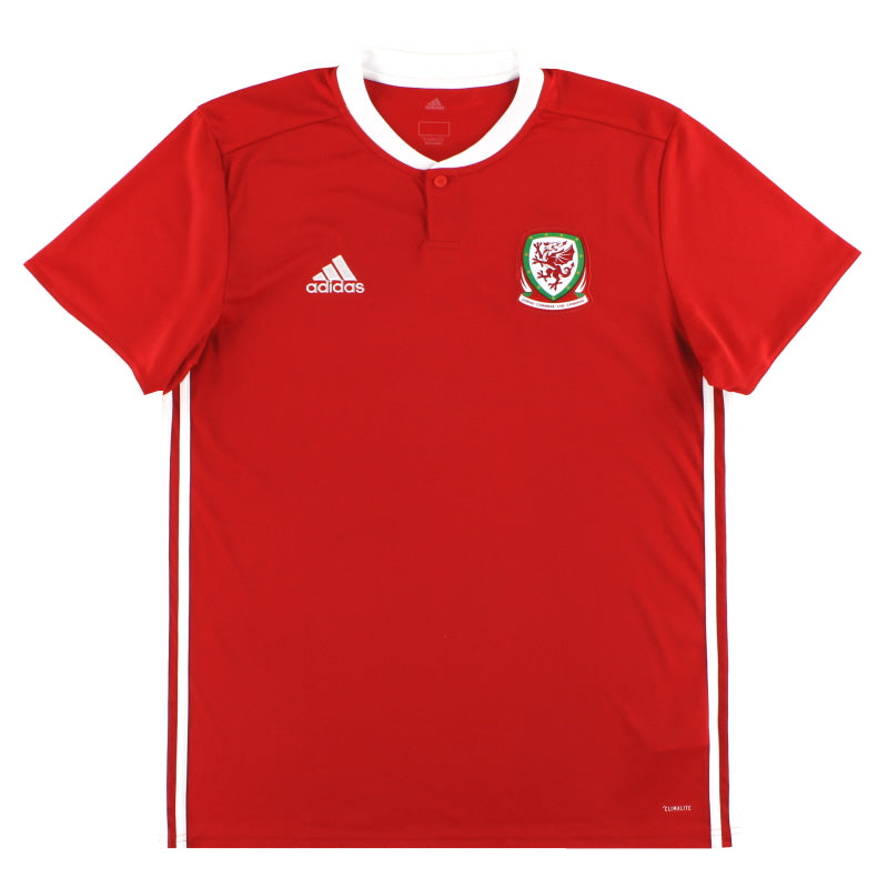 2018-19 Wales adidas Home Shirt M Football Shirt